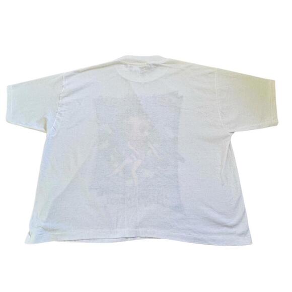 Vintage 1993 Betty Boop Bowling Licensed White Tshirt T Shirt Tee - Picture 6 of 8